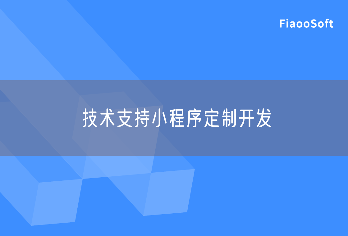 技術(shù)支持小程序定制開發(fā)